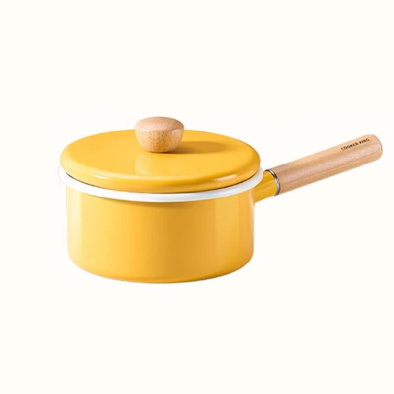 Chui Da Huang Japanese Style 18cm Enamel Milk Pot