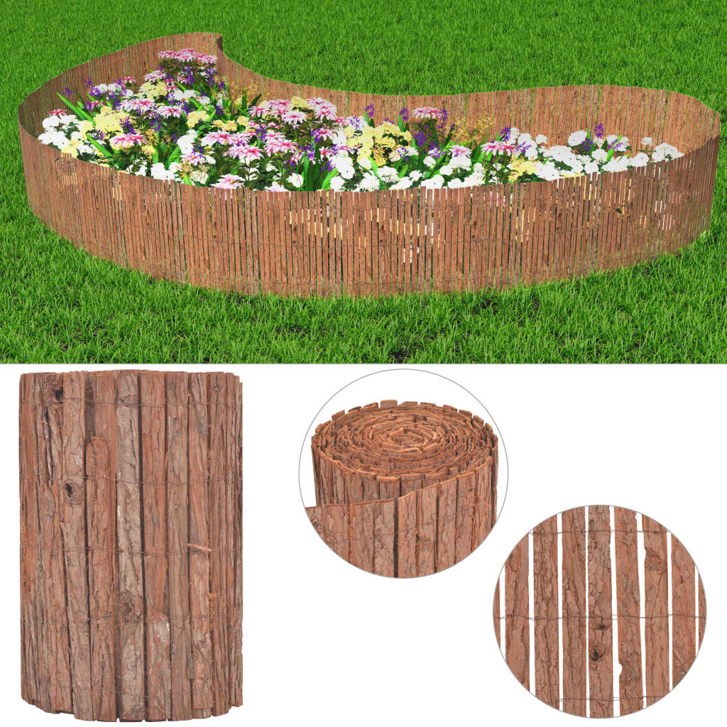 Bark Garden Fence 1000*50 Cm