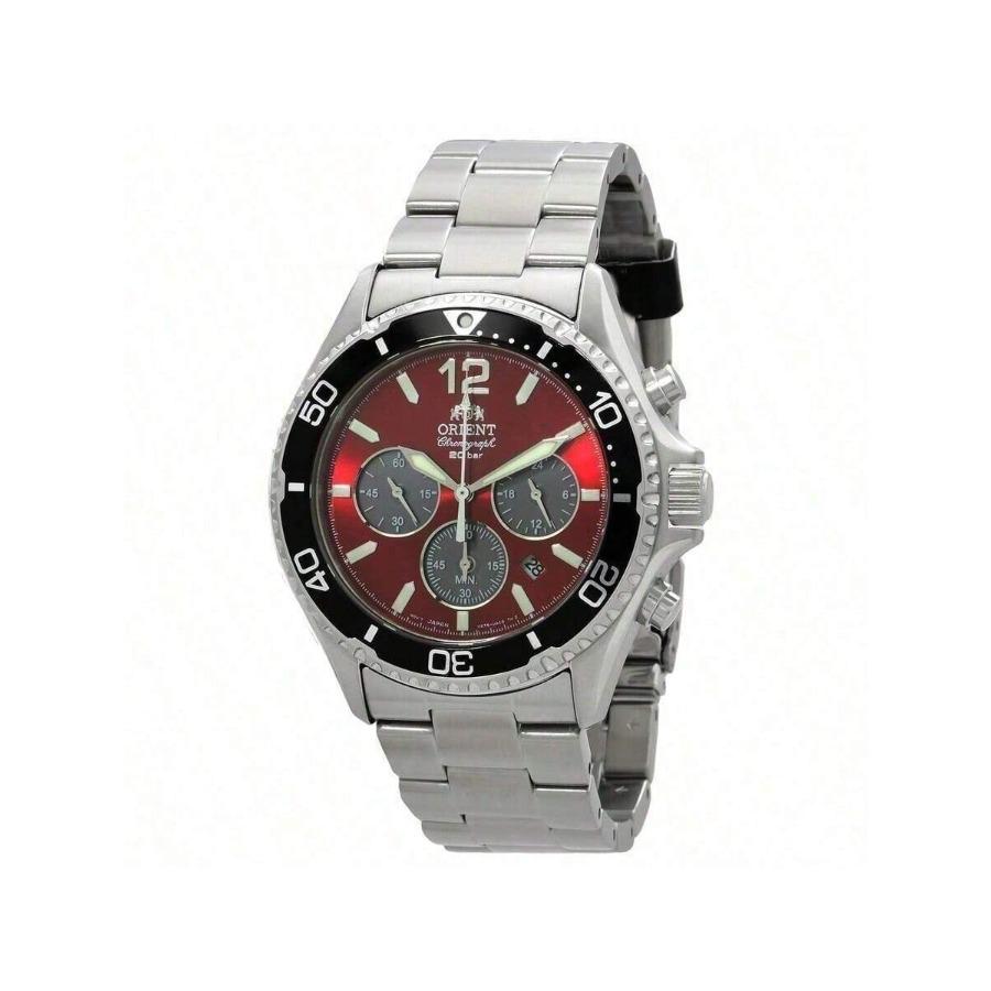 Мужские кварцевые часы Orient RA-TX0207R10B красный