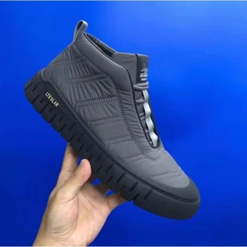 Chaussures homme: nouvelles baskets à semelle souple d'automne, simples et à la mode, chaussures décontractées d'extérieur chaudes en polaire, chaussures pour hommes pour les trajets quotidiens