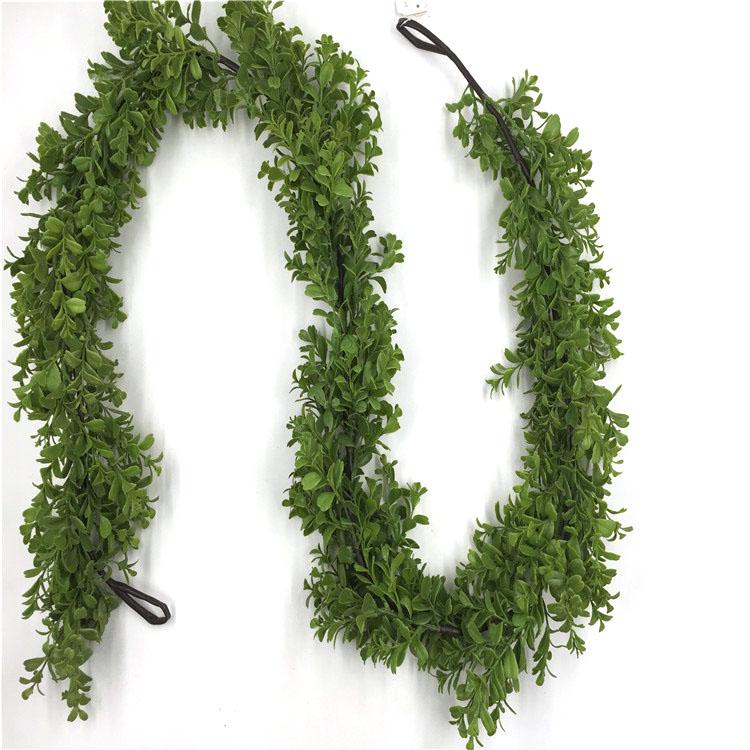 Factory Wholesale Competitive Price Boxwood Garland (Green,6FT)