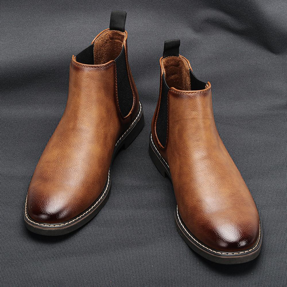 Retro Comfortable Men's Chelsea Boots Fashion Men Boots