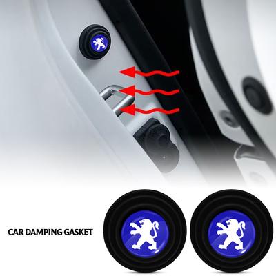 Junta Amortecedora de Porta de Carro Adesivo Almofada Espessante à Prova de Choque Para 308 408 508 RCZ 208 3008 2008 206 207 108 406 407 408 208 306 307