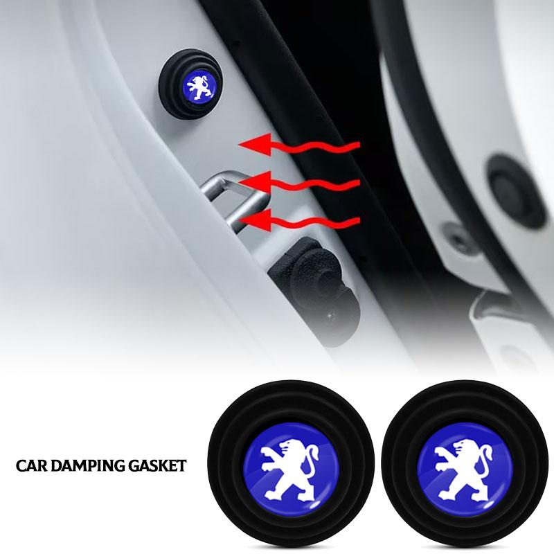 

Амортизирующая прокладка для двери автомобиля, ударопрочная утолщенная наклейка-подушка для Peugeot 308 408 508 RCZ 208 3008 2008 206 207 108 406 407 408 208 306 307 2Pcs Peugeot