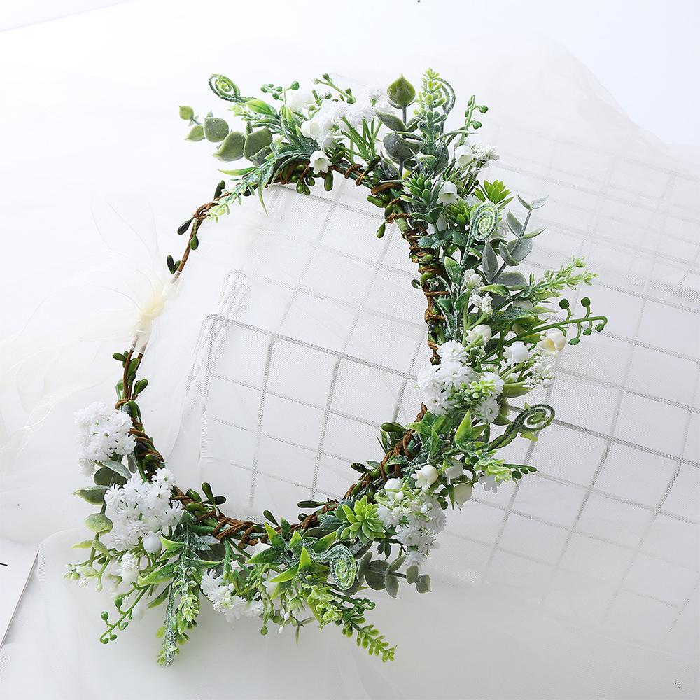 Simulated Fairy Flower Leaf Headbands Costume Cosplay Elf Headpiece  Wedding