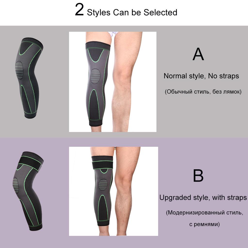 1Piece Sports Kneepad Men Pressurized Elastic Knee Pads Support Fitness Gear Basketball Volleyball Brace Protector