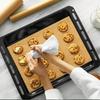 50Pcs Unbleached Baking Parchment Paper Sheets for Air Fryer Oven Grill Non Stick Cake Bread Cookies Pizza Roasting Healthy