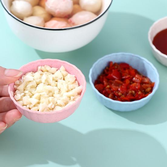 10ks namáčecí miska Hladký povrch Potravinářské opakovaně použitelné kulatý/květinový tvar Kuchyňská miska na namáčení Potřeby pro domácnost