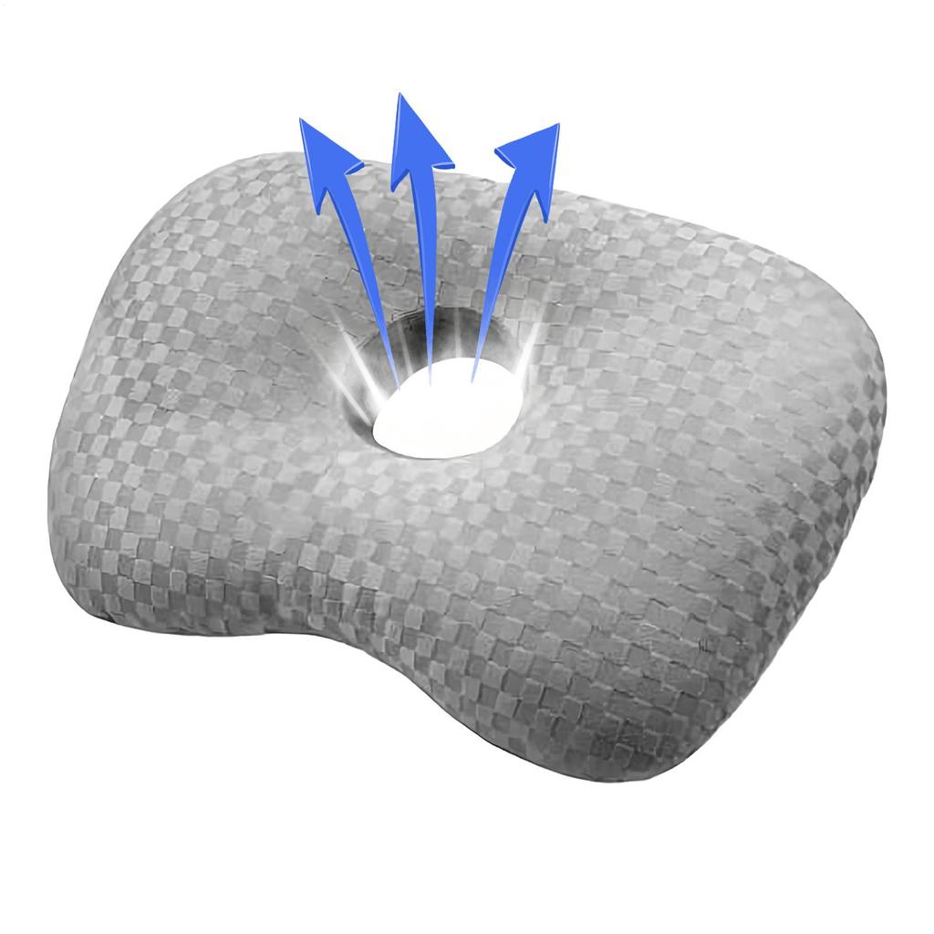 Ear Piercing Pillow for Side Sleepers non pressure ear pillow Ear Pain Ear Inflammation with Ear Hole Sleeping Pillow Ear Guard