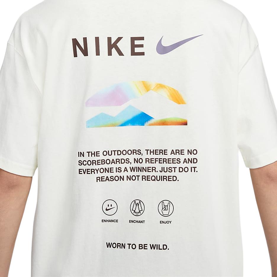 New Nike Sportswear T Shirt Men's White HF6172-133
