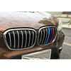 For BMW X1 2016- 3-Color Car Front Center Mesh Grille Grill Strip Cover Trim