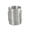 Stainless Steel Folding Water Cup Outdoor Camping Portable Cup
