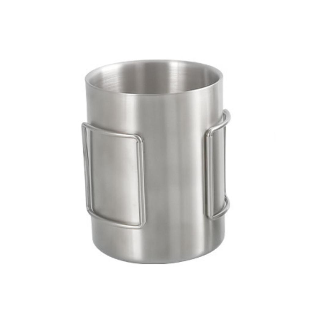 Stainless Steel Folding Water Cup Outdoor Camping Portable Cup