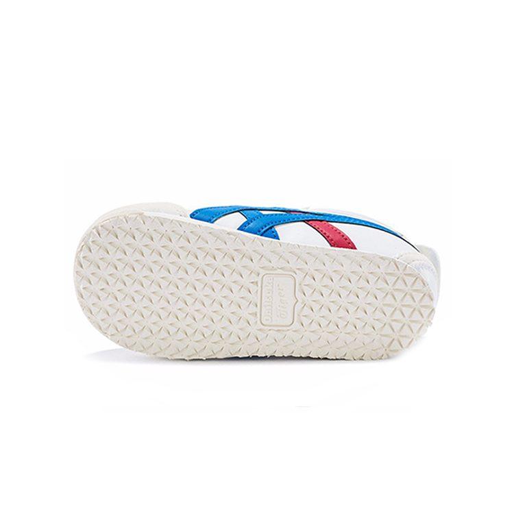 ONITSUKA TIGER MEXICO 66 Slip Resistant Abrasion Resistant Low Top Toddler Shoes White Blue Infant And Toddler C6B5Y-0143