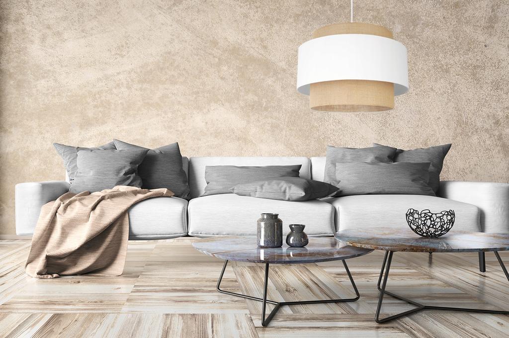 Hanging Lamp, Ceiling Chandelier, Lampshade, Boho Juta