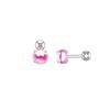 1 pz Zircone Cubico Cristallo Colorato Labret Monroe Anello per Labbro Borchie Acciaio Pietra 16g Borchia per Naso Cartilagine Elica Trago Piercing Orecchino
