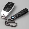 For BMW 1 2 3 4 5 6 7 Series X1 X3 X4 X5 X6 X7 87 F20 E36 E46 E90 E39 F10 F16 Car Leather Braid Keychain Decoration Accessories