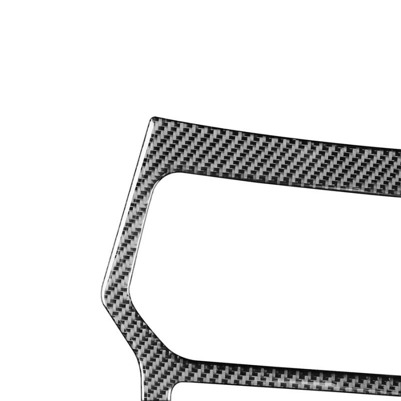 Kohlefaser Armaturenbrett Radio Stereo Panel Rahmen Verkleidung für 2013-2019 Ford Explorer