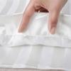 Imitation Silk Satin Stripes Pillowcase Queen High-quality Jacquard King Size Pillow Cover Home Pillow Cases Envelope Closure