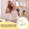 Hairdryer Holder For Bathroom Hair Dryer Wall Mount Blowdryer Holder Styling Tool Organizer No Drill Stand Suction Cup Storage