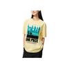 Uniqlo × One Piece Collaboration SS25 Silhouette Pattern Letter Print Loose Casual Short Sleeve T-Shirt Men T-Shirts Yellow 480692-41