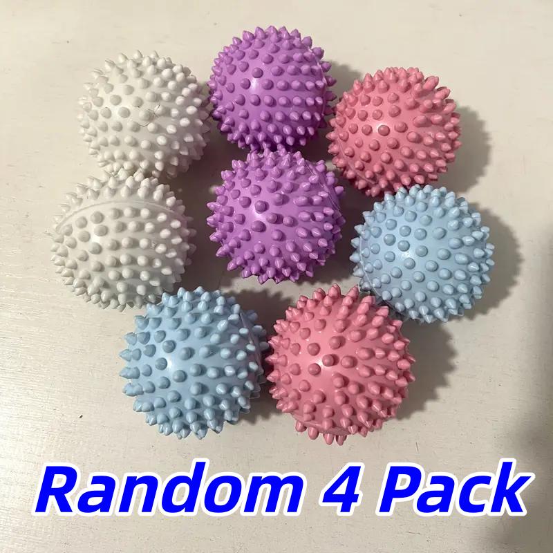

Reusable Laundry Ball (4-Pack): Remove Hair, Soften, Prevent Knots. No Electricity Needed. For Washer & Dryer. Extra Large
