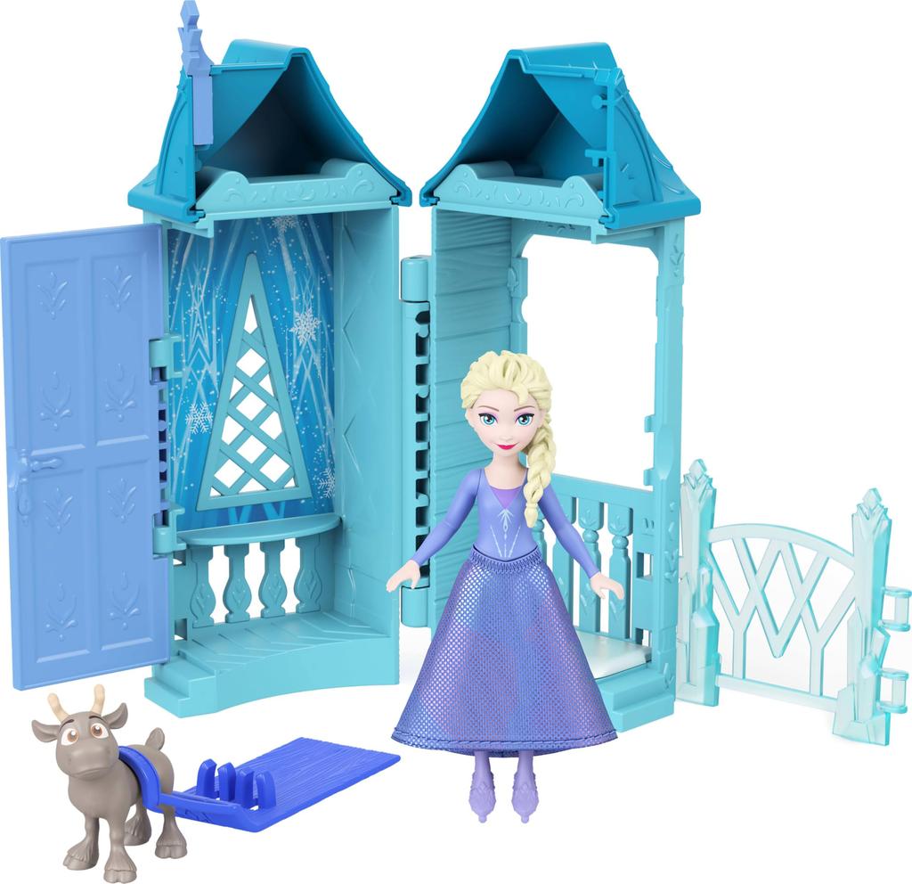 Mattel Frozen Arendelle Animals Elsa Anna and the Little House Dolls House Play Set Mini Dolls Surprise Pack Ages Multi & Dress-Up & 3+ 986A-JFG24
