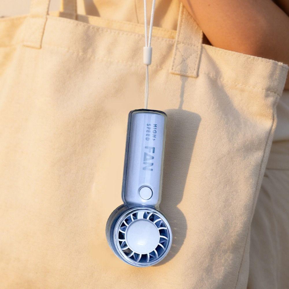 Powerful Wind Personal Cooling Fan USB Rechargeable Small Electric Fan Mini Handheld Fan  Office
