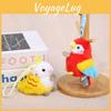 Animal Plush Keyring Featuring Cute Bird Design For Bag Accessories