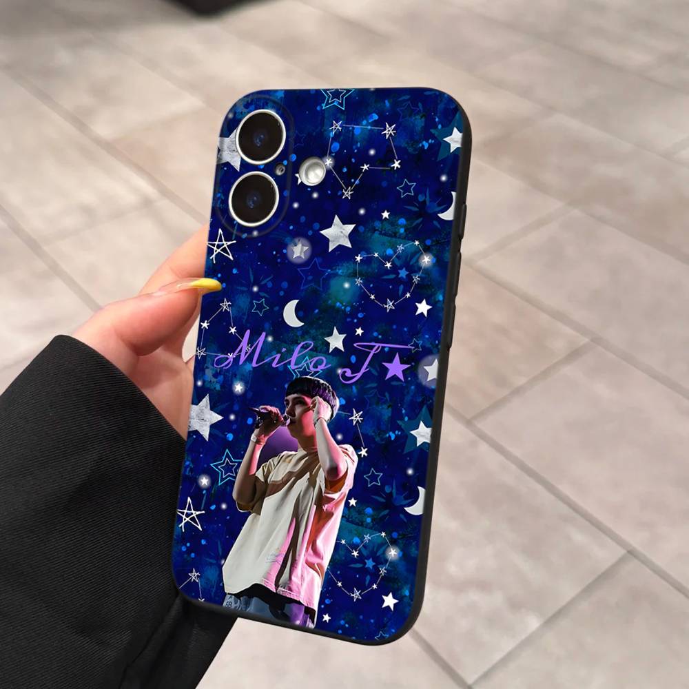 Singer M-Milo J Phone Case For IPhone 17 Air 16 15 14 Plus 13 12 Mini 11 Pro Max Black Cover