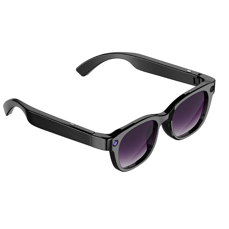 

Smart G600 Glasses: 800W AI Camera, HD Photo/Video, Voice Call, Translation Feature чорний