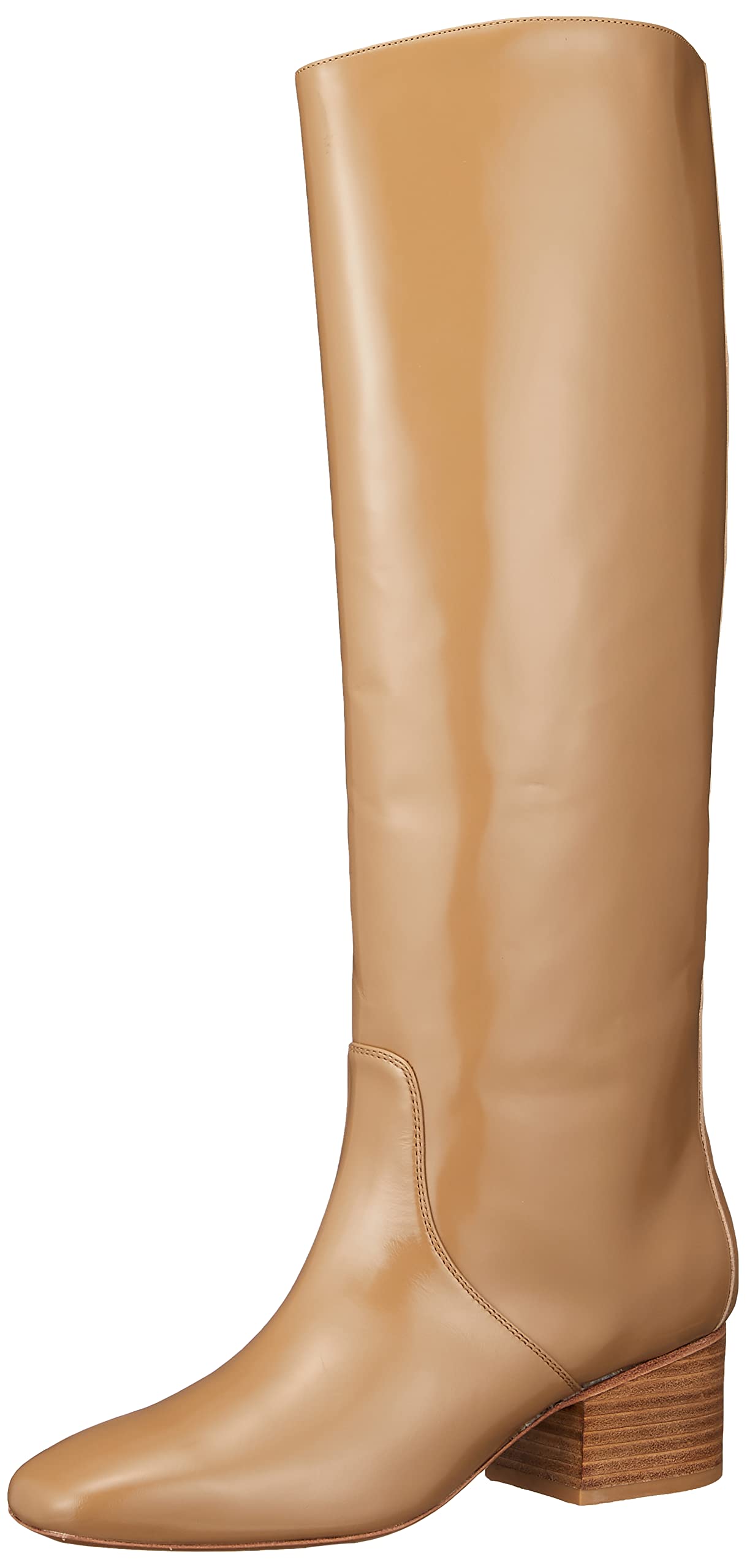 

Leather long boots 16WGS224305 BEG [Styling/]