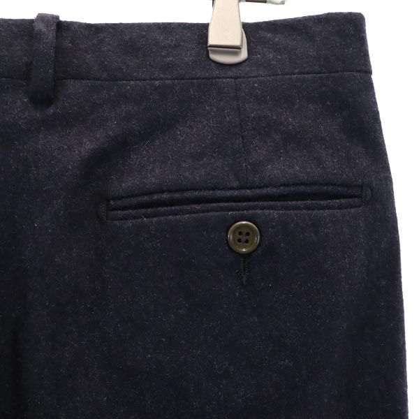 Fendi Made In Italy Wool Blend Slacks Pants Navy Men's Used