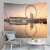 London Eye Tapestry Thames River Tapestry London Urban Scene Tapestry Wall Hanging Tapestries Art Home Living Room Bedroom Dorm
