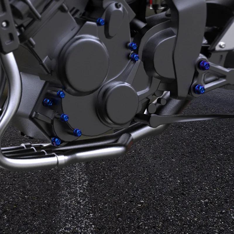 Motorcycle Modification Screw Cap Decoration for Motor Scooters Electric Car Colored Nut Cover Accessories 30pcs/set