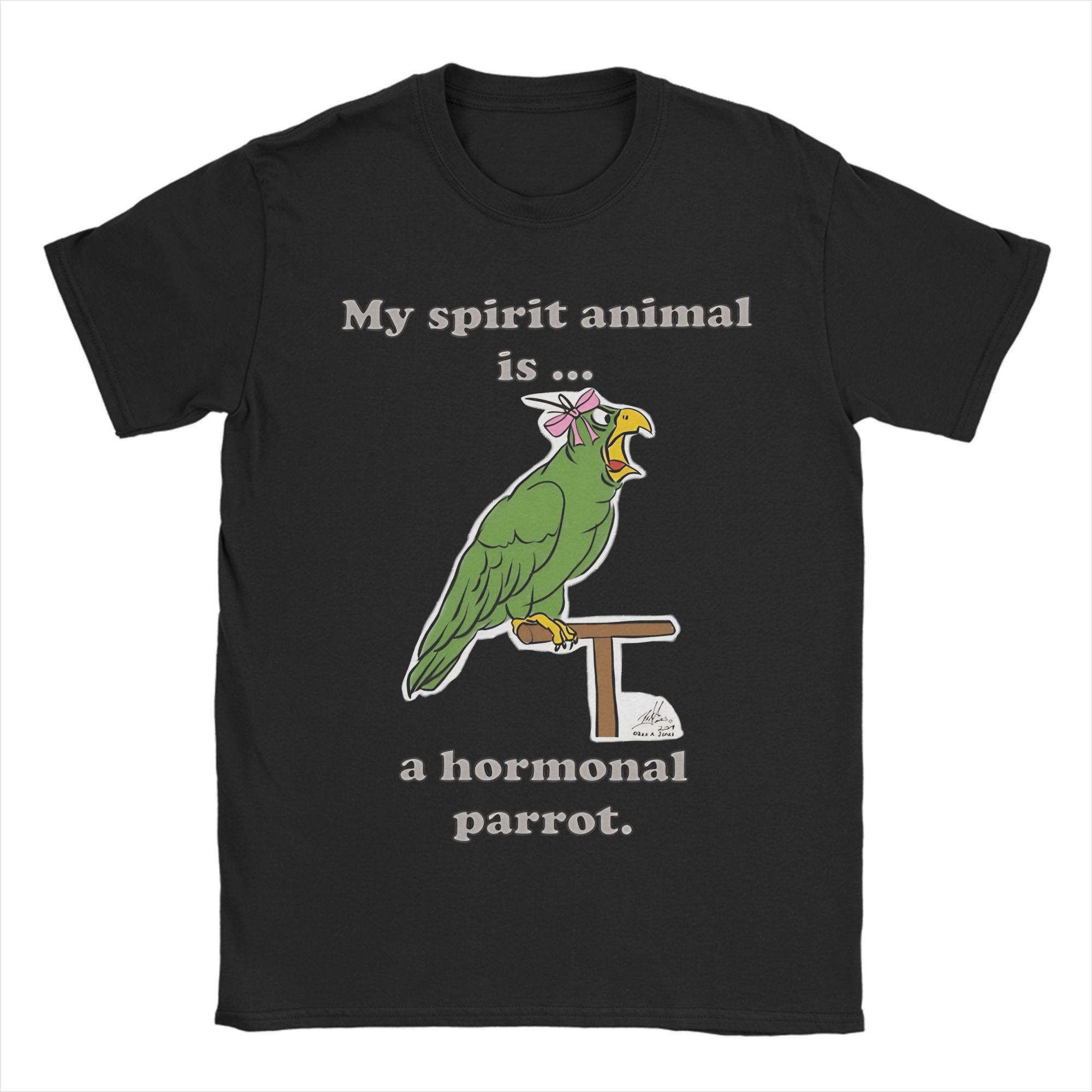 

My spirit animal is a Heron TShirt Men Awesome Pure Cotton Tee Shirt Round Collar Short Sleeve T Shirt Party Tops 4XL