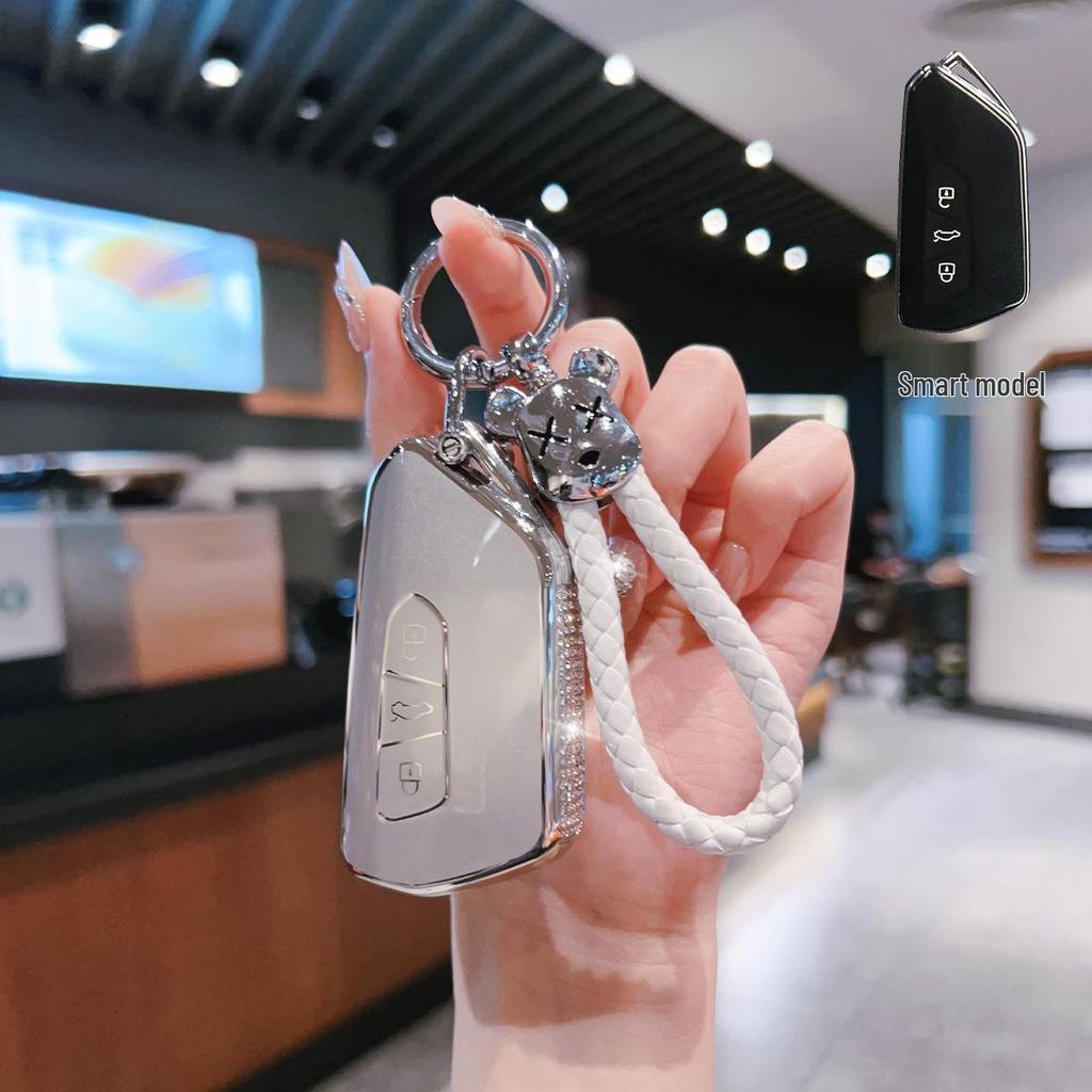 Volkswagen ID.3/ID.4/ID.6/ID.7 CROZZ Schlüsseletui: Fernbedienungs-Schutzschnalle Autozubehör für Frauen