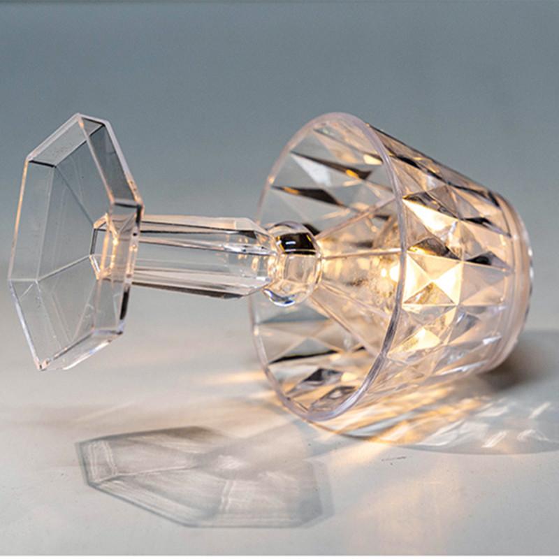 LED Transparent Kleine Tisch Lampe Kreative Nacht Lampe Nacht Lampe Atmosphäre Lampe Innen Dekoration Geschenk Restaurant Layout
