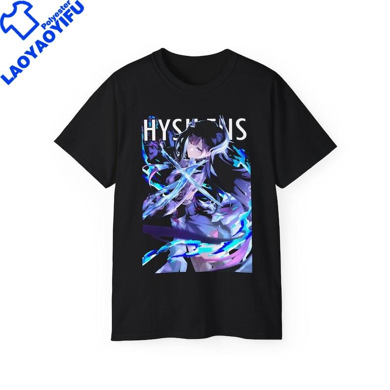 Honkai Star Rail Hysilens Anime Shirt Unisex Tee Printed Graphic T Shirts Sunday Gamer Y2k Clothes Polyester Cheap Camisa Tops