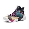 Anta Trendy Comfortable Shock Absorbing Non-Slip Wear-Resistant Mid-Top Basketball Shoes Men Sneakers Yellow Green Purple 11931605-12