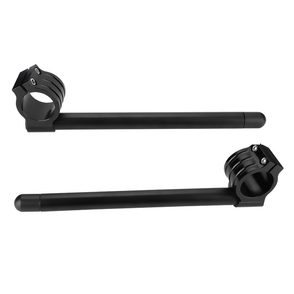1Pair Universal 41mm Motorcycle CNC Separate Handle Bar Adjustable Clip On Handlebar