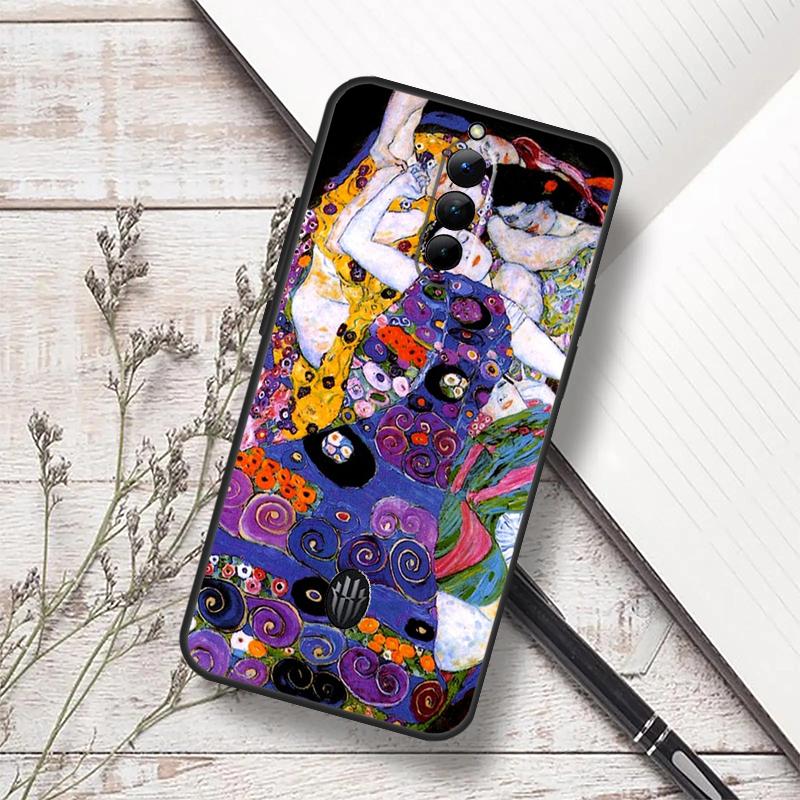 Starry Night Klimt Kiss Case For ZTE Nubia Red Magic 11 10S 9S 8S 8 9 10 Pro Plus 6 7 6S 7S RedMagic 10 Air Cover