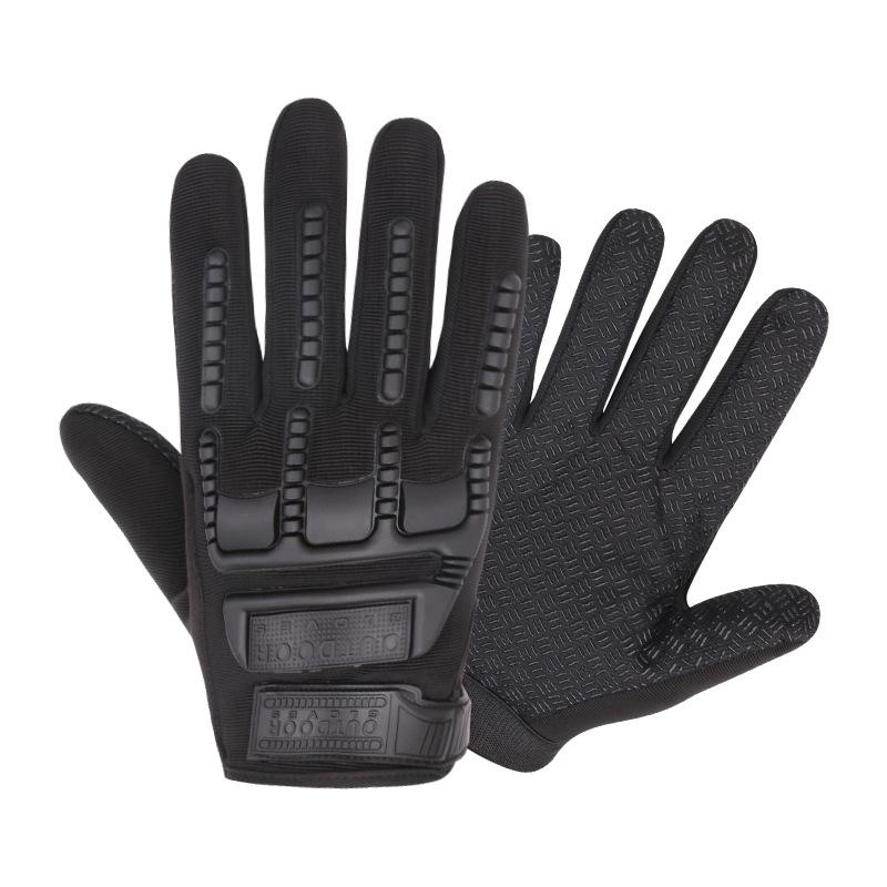 Outdoor Tactical Gloves Cycling Mountaineering Anti Slip Men and Women Anti Slip Military Fans Field Training Performance Full Finger Fitness Gloves