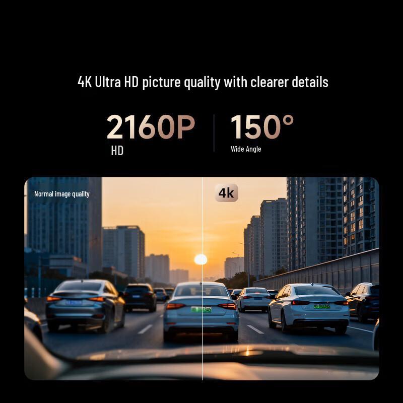 360AI K380 4K Starlight Night Vision Dash Cam (CN Version)