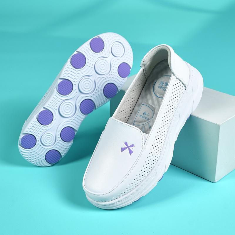 

Туфли медсестры для женщин дышащие мягкие на толстой подошве 42 фиолетовый