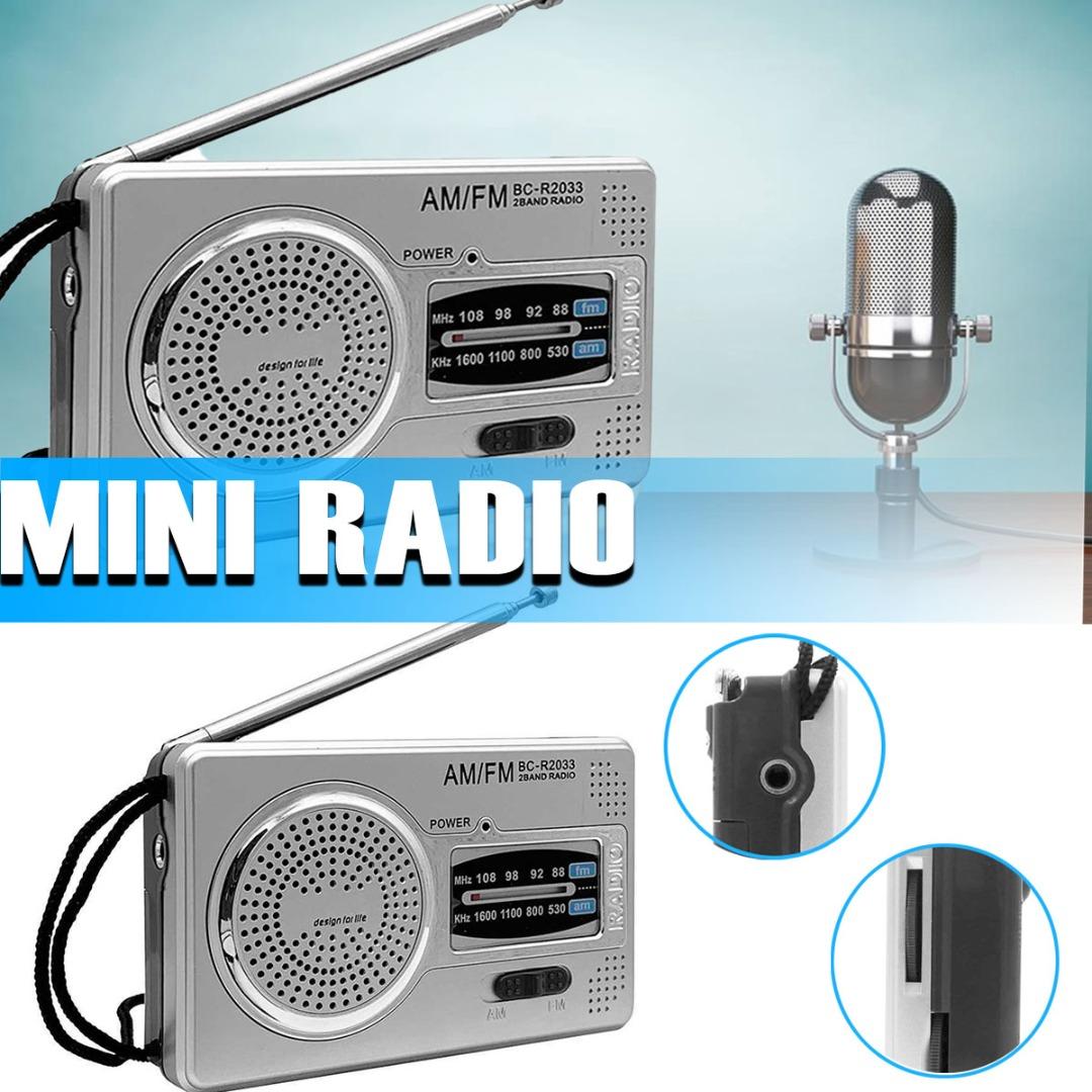 

PDTO BC-R2033 AM FM телескопическая антенна полнодиапазонное портативное радио для использования в помещении и на открытом воздухе