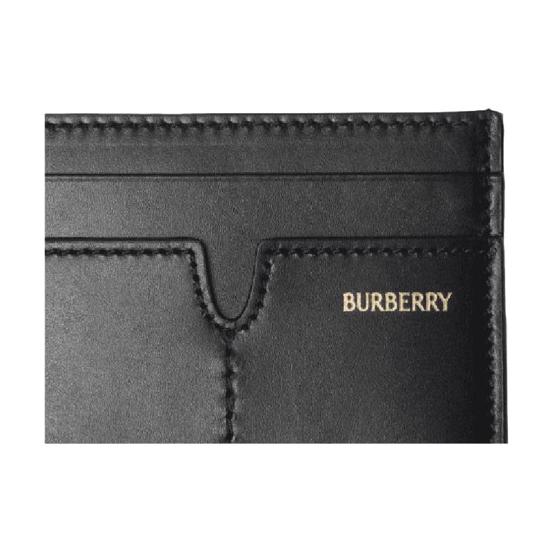 Burberry Minimalist Elegant Calfskin Card Holder Men Accessories Black 80930891
