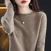 100% Wool Women Sweater Winter Soft Warm Knit Pullover Autumn Jumpers Female Sweaters Knit Tops Long Sleeve