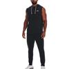 Under Armour Spodnie dresowe Rival z ściągaczem i elastycznymi mankietami Męskie Spodnie Czarne 1376772-001