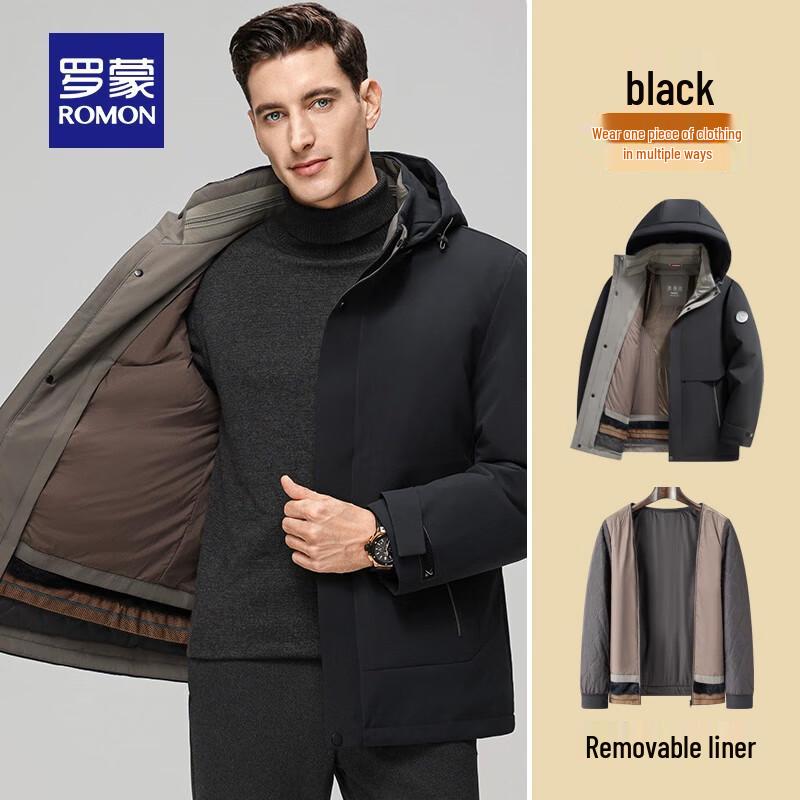 

ROMON Мужская парка со съемной шерстяной подкладкой 3XL (190)
